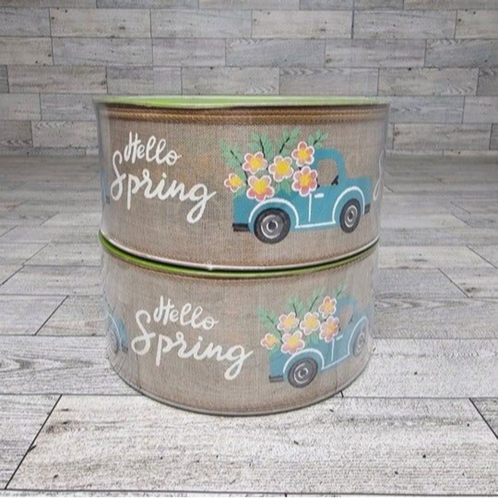 Member's Mark "Hello Spring" 2 1/2" x 50 YDS *BRAND NEW* Lot of 2 Rolls